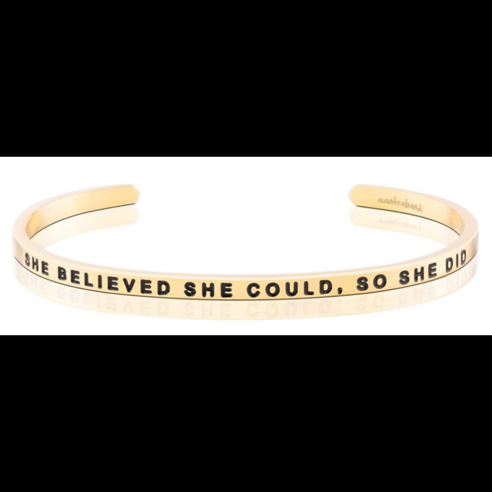 Gold plated mantra band 💫